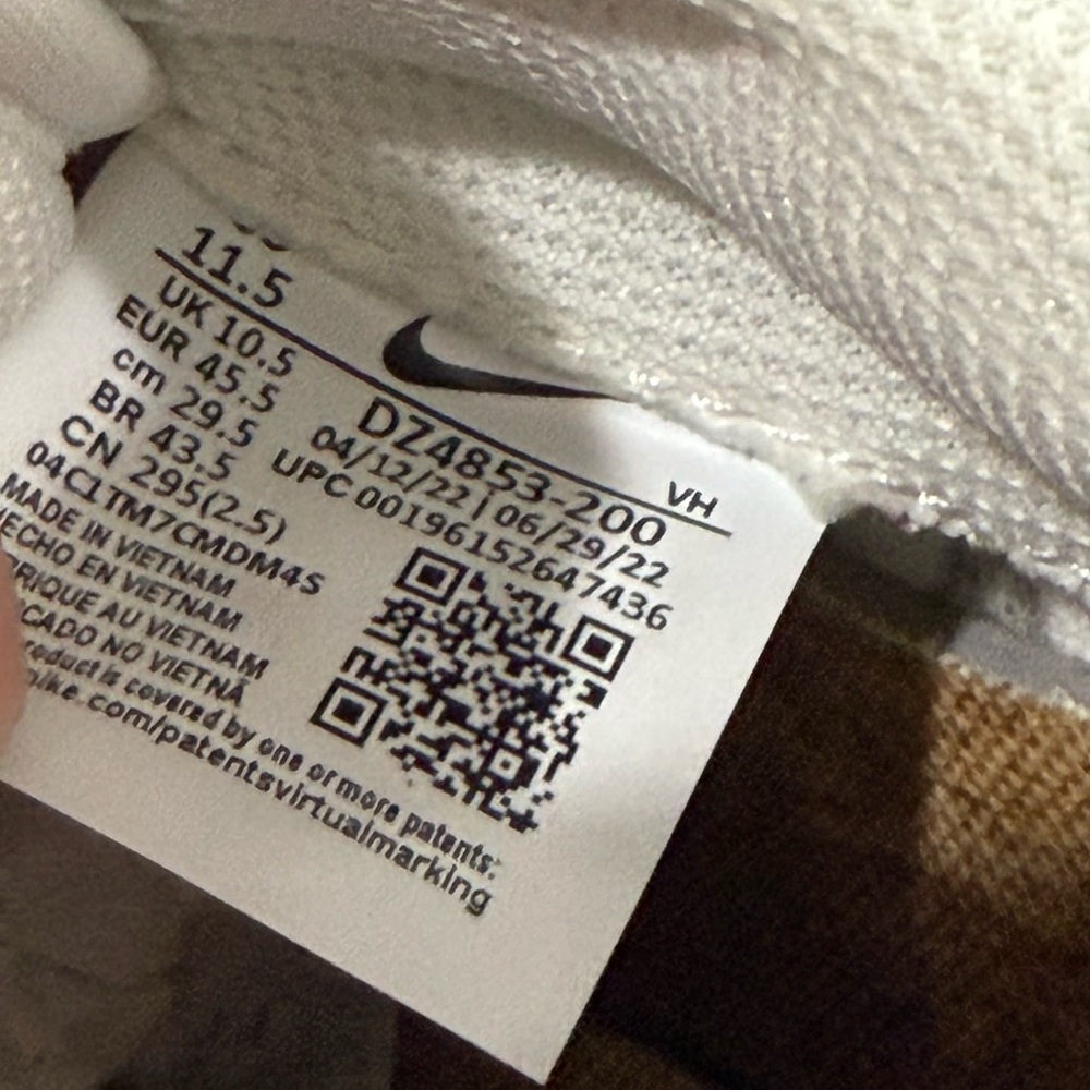 Nike Dunk Low Premium “Montreal Bagel Sesame” Size 11.5 - Picture 16 of 16